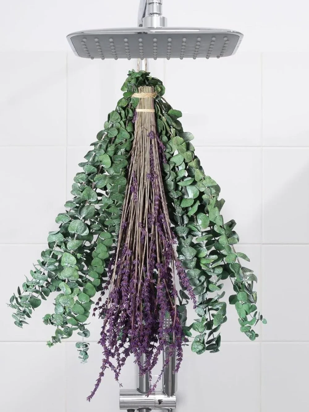Real Eucalyptus and Lavender Bundle for Shower Hanging Dried Eucalyptus Stems